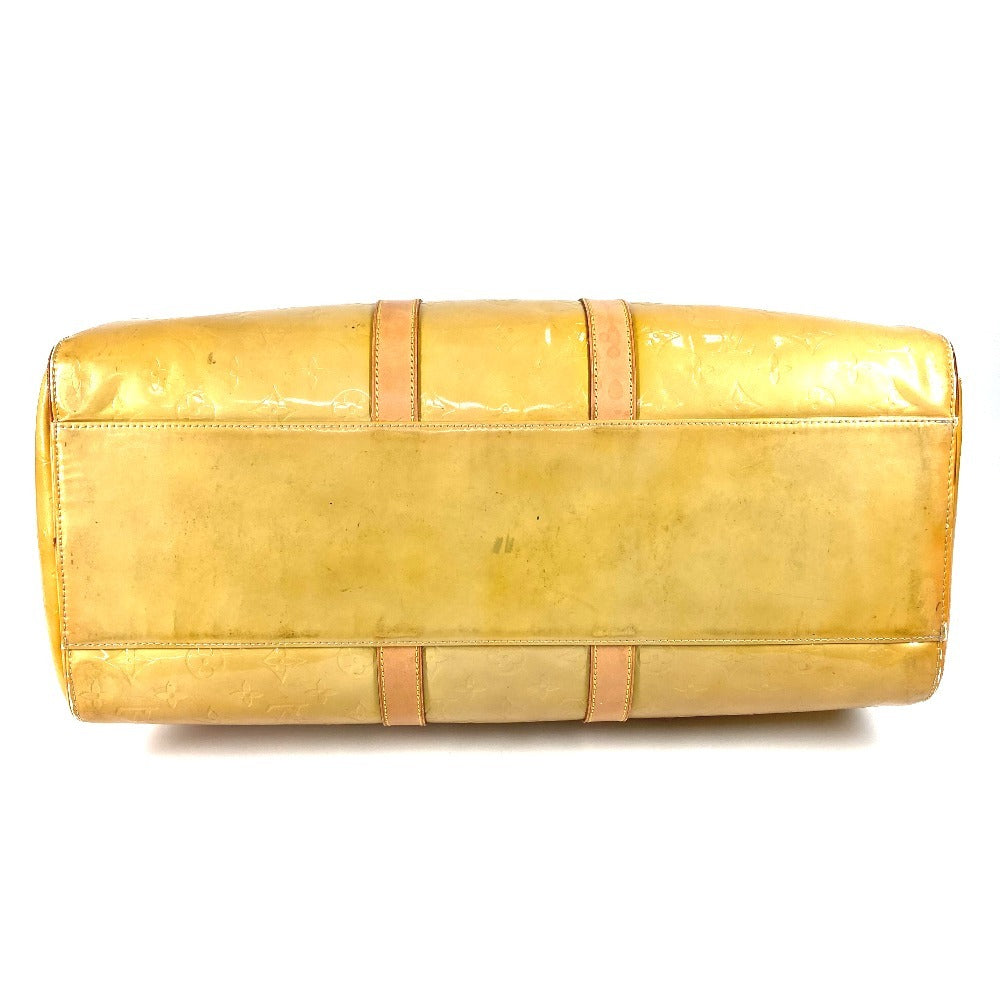 Louis Vuitton M91000 Monogram Vernis Mercer Bag Perjalanan Beg Perjalanan Bag Boston Bag Monogram Vernis Canvas Unisex Beige