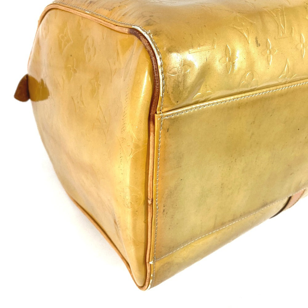 Louis Vuitton M91000 Monogram Vernis Mercer Bag Perjalanan Beg Perjalanan Bag Boston Bag Monogram Vernis Canvas Unisex Beige