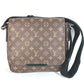 Louis Vuitton M40935 Monogram Macassar District PM PM PM PM Bag Flap Crossbody Messenger Beg Beg Beg Monogram Macassar Canvas Unisex Brown