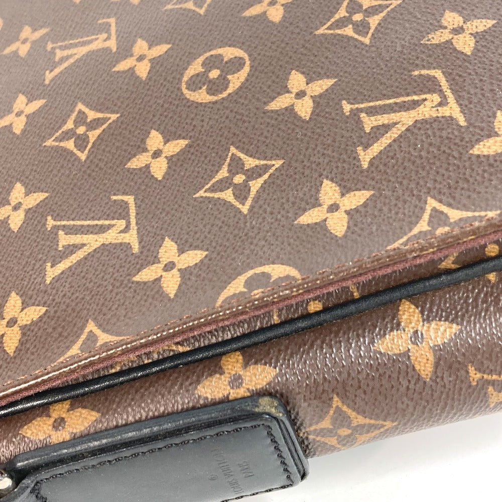 Louis Vuitton M40935 Monogram Macassar District PM PM PM PM Bag Flap Crossbody Messenger Beg Beg Beg Monogram Macassar Canvas Unisex Brown