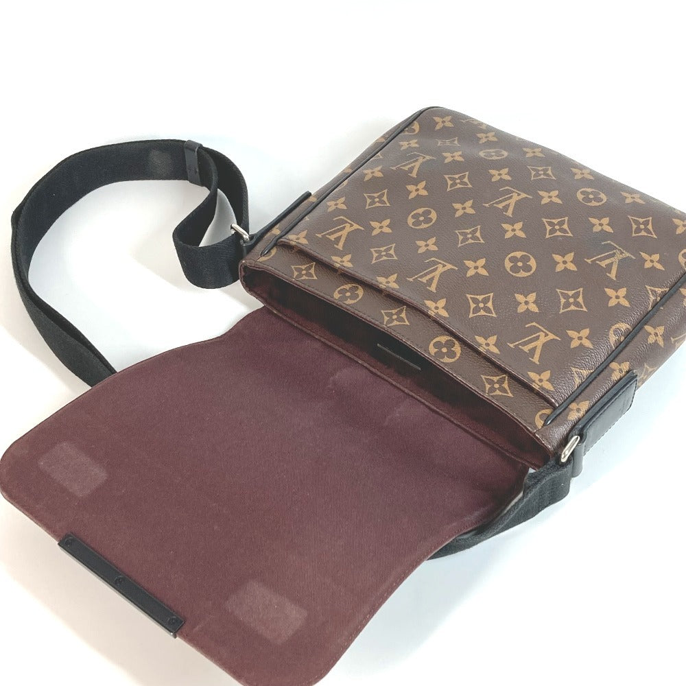 Louis Vuitton M40935 Monogram Macassar District PM PM PM PM Bag Flap Crossbody Messenger Beg Beg Beg Monogram Macassar Canvas Unisex Brown