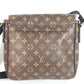 Louis Vuitton M40935 Monogram Macassar District PM PM PM PM Bag Flap Crossbody Messenger Beg Beg Beg Monogram Macassar Canvas Unisex Brown