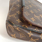 Louis Vuitton M40935 Monogram Macassar District PM PM PM PM Bag Flap Crossbody Messenger Beg Beg Beg Monogram Macassar Canvas Unisex Brown