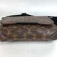 Louis Vuitton M40935 Monogram Macassar District PM PM PM PM Bag Flap Crossbody Messenger Beg Beg Beg Monogram Macassar Canvas Unisex Brown