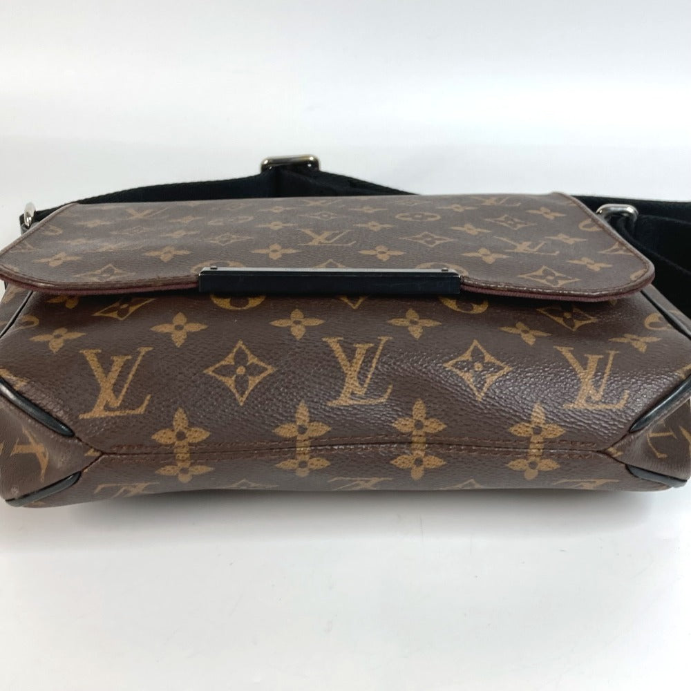 Louis Vuitton M40935 Monogram Macassar District PM PM PM PM Bag Flap Crossbody Messenger Beg Beg Beg Monogram Macassar Canvas Unisex Brown