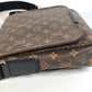 Louis Vuitton M40935 Monogram Macassar District PM PM PM PM Bag Flap Crossbody Messenger Beg Beg Beg Monogram Macassar Canvas Unisex Brown