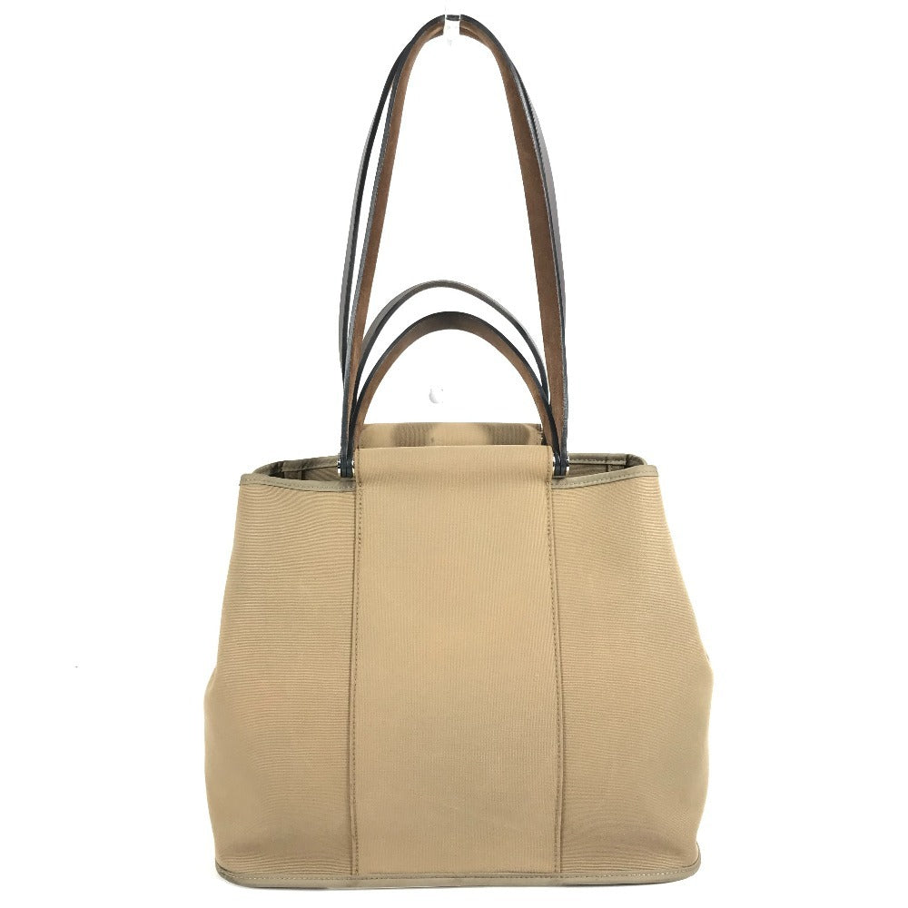 Hermes Kabak PM Kabak PM beg beg tangan belakang 2way beg bahu kulit/kanvas wanita etoupe coklat