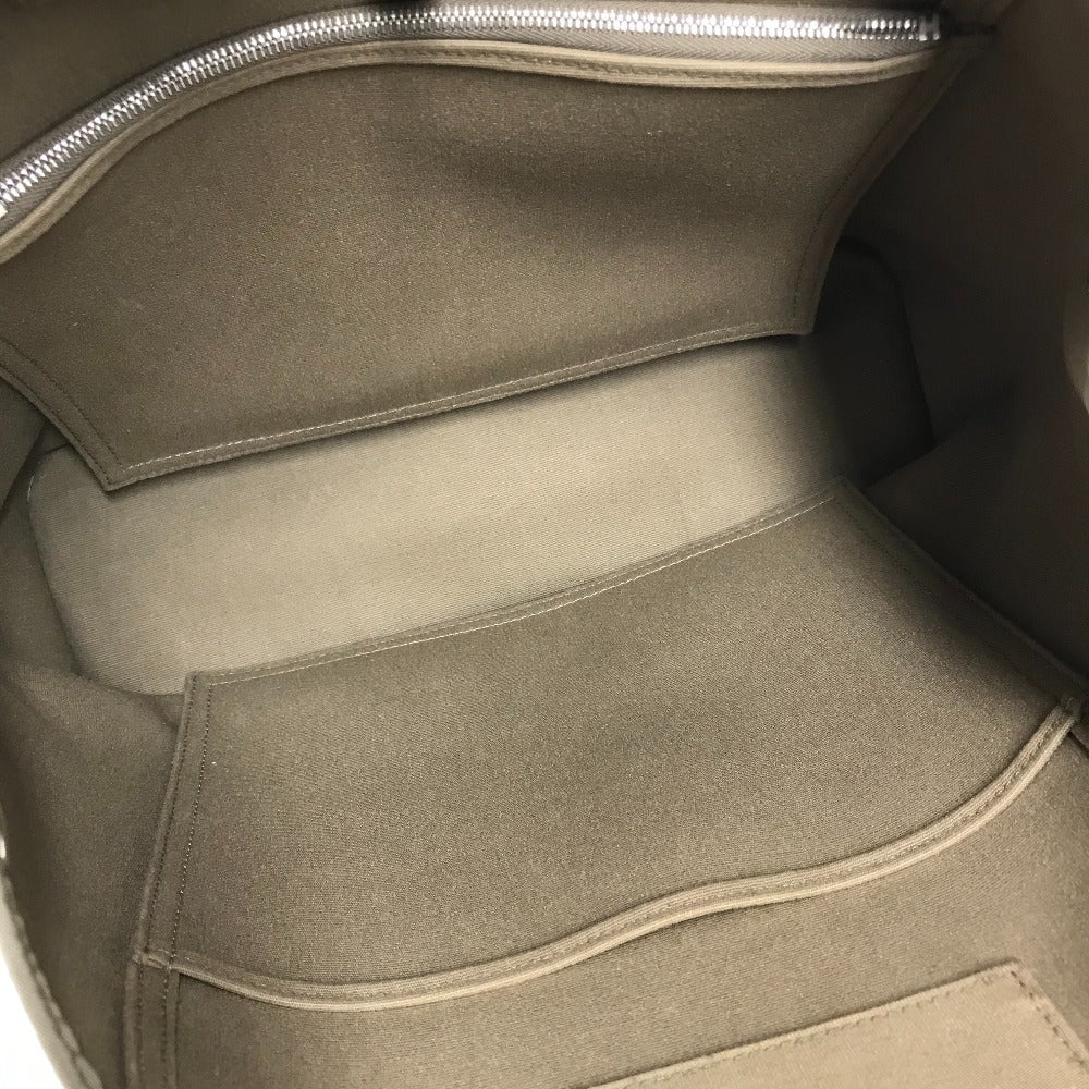 Hermes Kabak PM Kabak PM beg beg tangan belakang 2way beg bahu kulit/kanvas wanita etoupe coklat