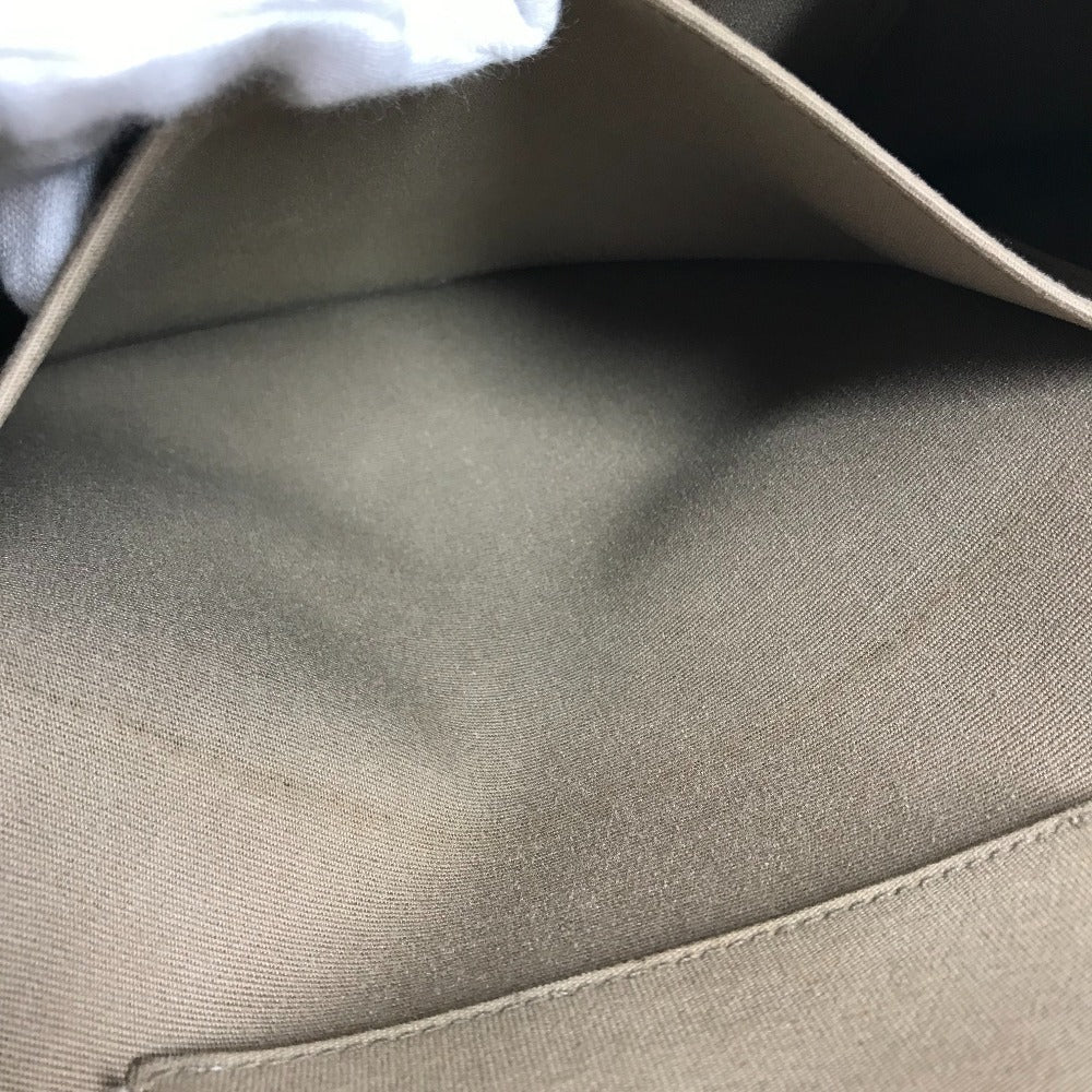 Hermes Kabak PM Kabak PM beg beg tangan belakang 2way beg bahu kulit/kanvas wanita etoupe coklat