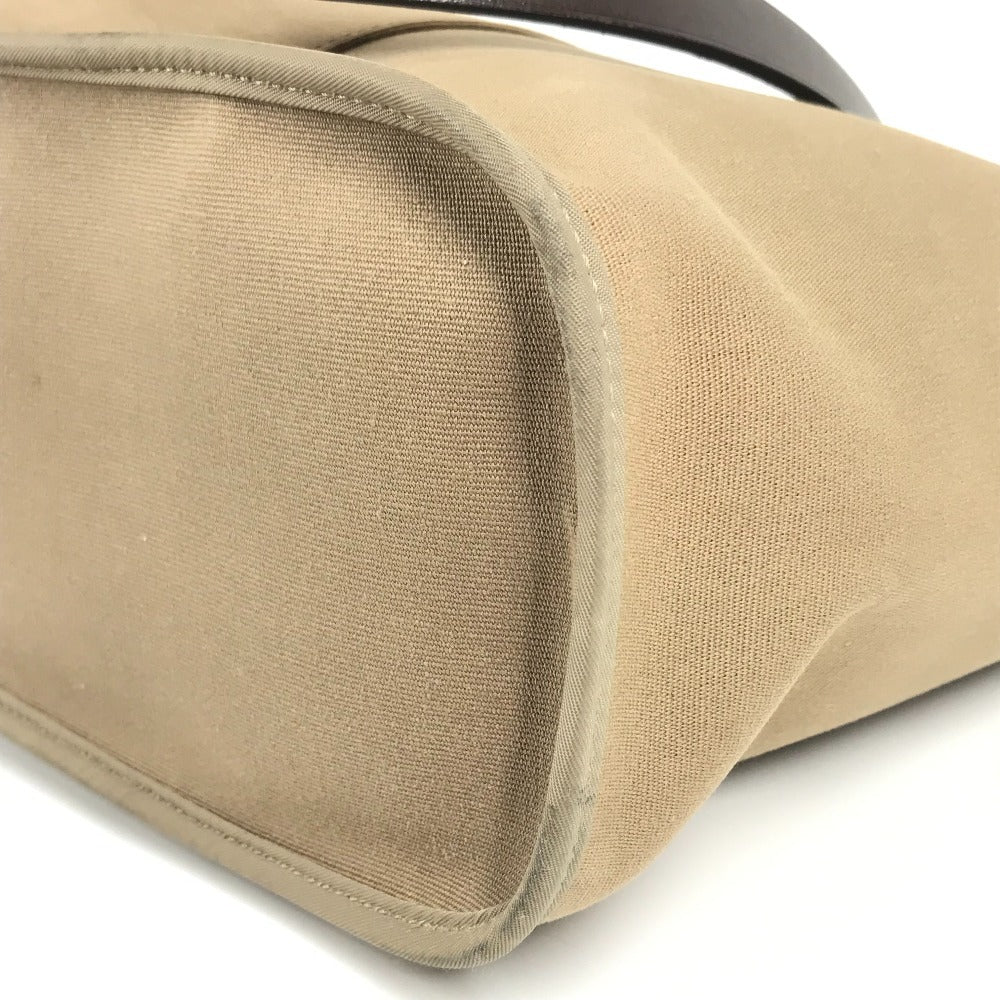 Hermes Kabak PM Kabak PM beg beg tangan belakang 2way beg bahu kulit/kanvas wanita etoupe coklat