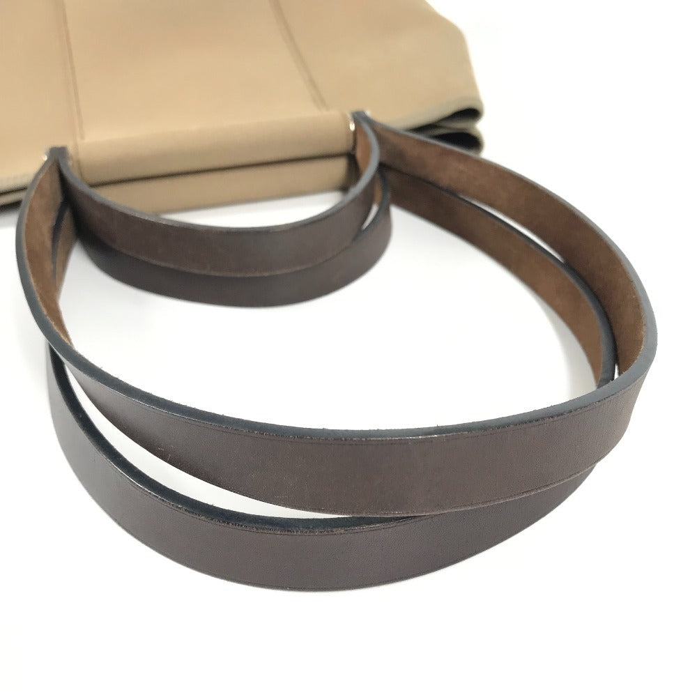 Hermes Kabak PM Kabak PM beg beg tangan belakang 2way beg bahu kulit/kanvas wanita etoupe coklat