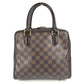 Louis Vuitton N51150 Damier Brera Bag Handbag Back Handbag Damier Canvas Wanita Ebene Brown