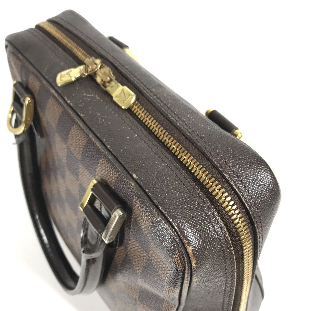 Louis Vuitton N51150 Damier Brera Bag Handbag Back Handbag Damier Canvas Wanita Ebene Brown