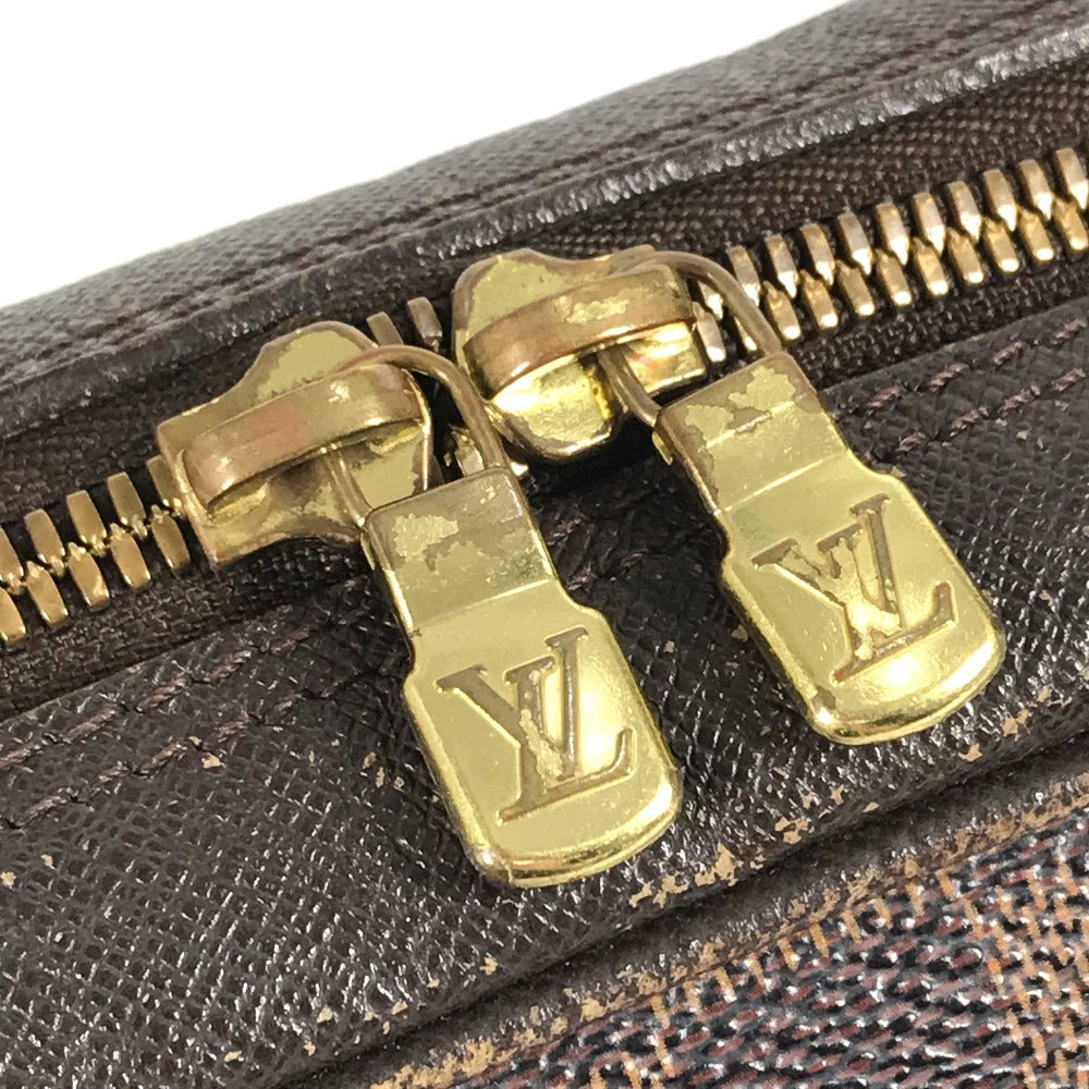 Louis Vuitton N51150 Damier Brera Bag Handbag Back Handbag Damier Canvas Wanita Ebene Brown