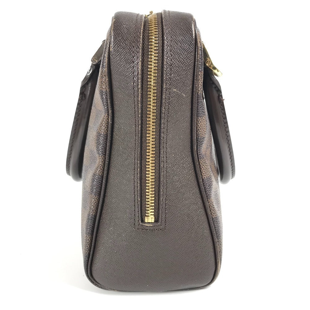 Louis Vuitton N51150 Damier Brera Bag Handbag Back Handbag Damier Canvas Wanita Ebene Brown