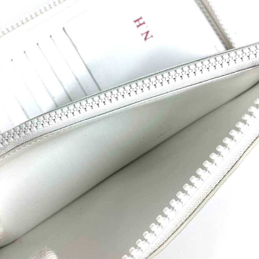 LOUIS VUITTON M80337 LV Friend Zippy Wallet Vertical Long Wallet Round Zipper Long Wallet Taurillon Maurice Unisex White