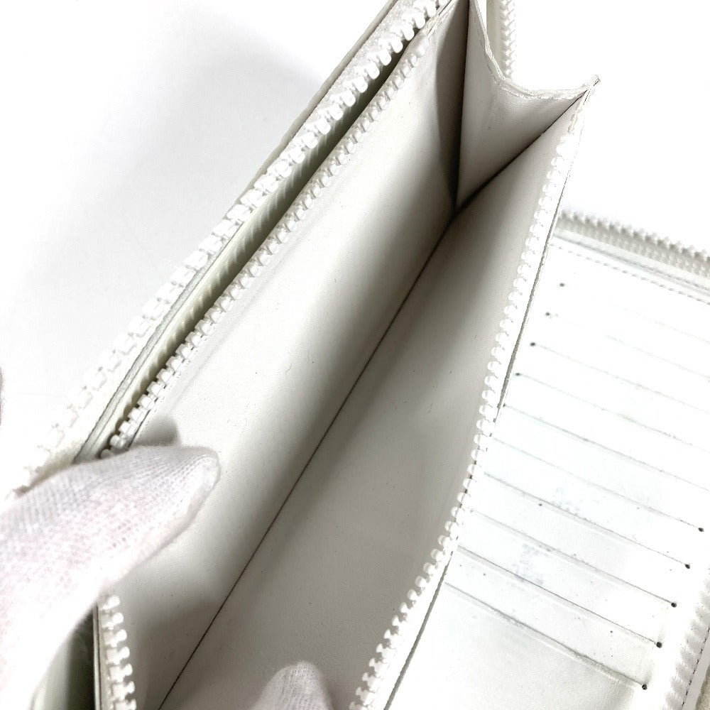 LOUIS VUITTON M80337 LV Friend Zippy Wallet Vertical Long Wallet Round Zipper Long Wallet Taurillon Maurice Unisex White