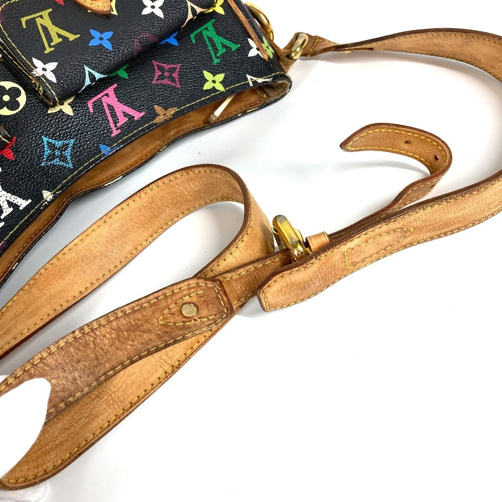 Louis Vuitton M40052 Monogram Multicolor Lodge GM Lodge GM Bag Crossbody Beg Monogram Multicolor Canvas Ladies Noir Black