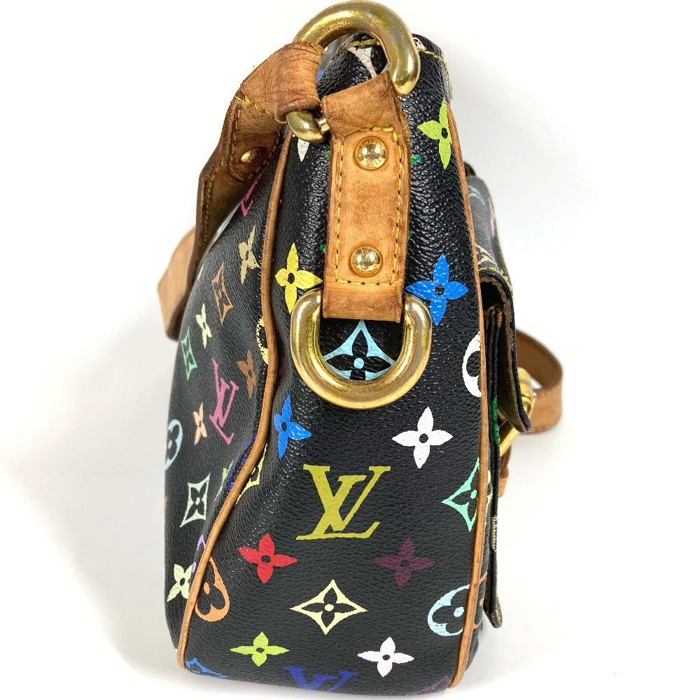 Louis Vuitton M40052 Monogram Multicolor Lodge GM Lodge GM Bag Crossbody Beg Monogram Multicolor Canvas Ladies Noir Black