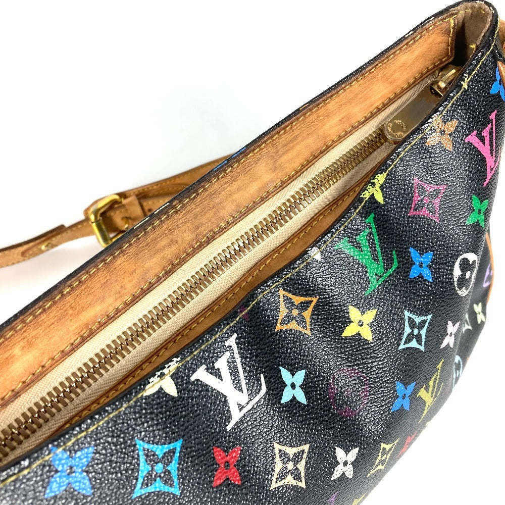 Louis Vuitton M40052 Monogram Multicolor Lodge GM Lodge GM Bag Crossbody Beg Monogram Multicolor Canvas Ladies Noir Black