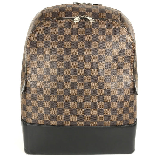 LOUIS VUITTON N41558 Damier Jake Bag Backpack Rucksack Damier Canvas Unisex Black Brown