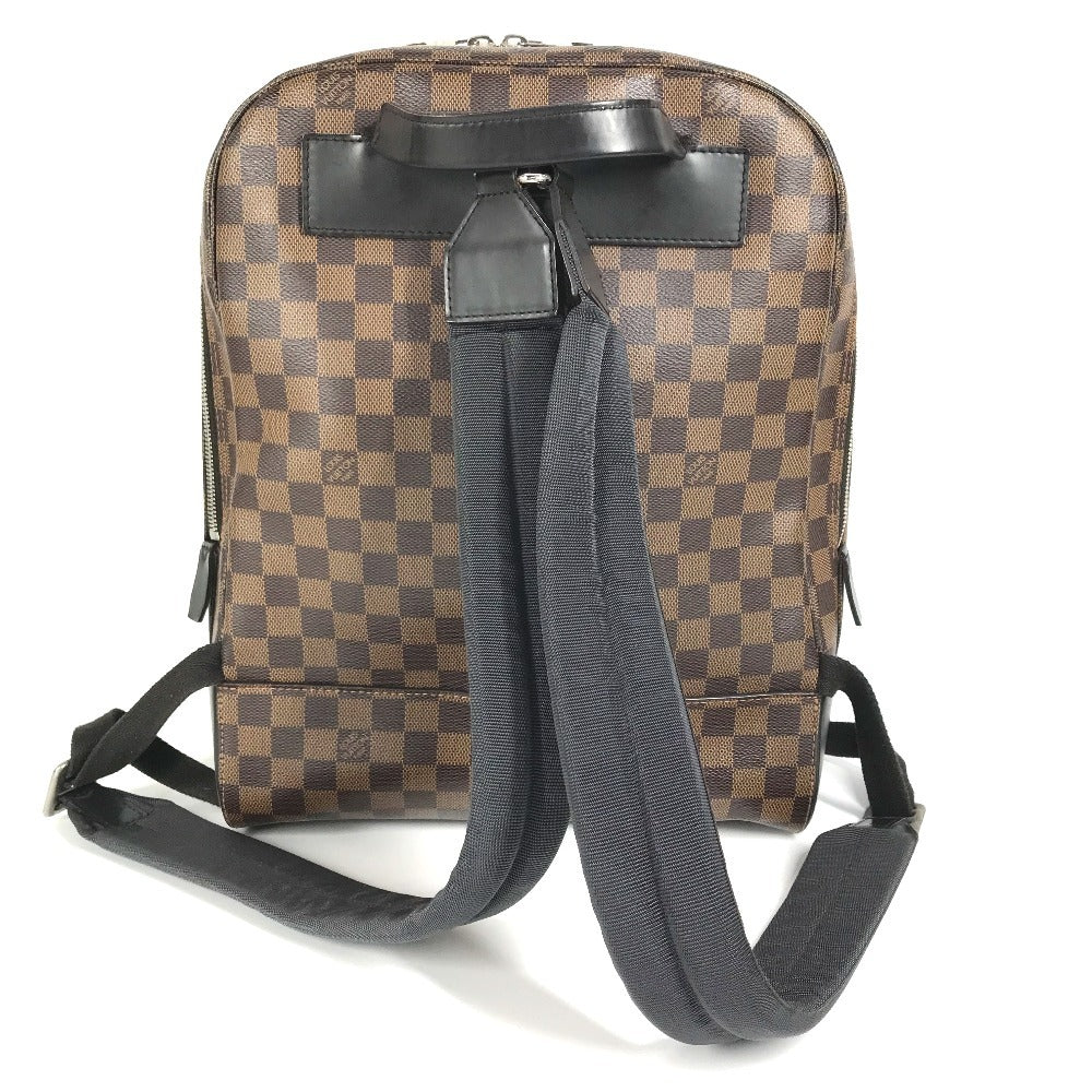 LOUIS VUITTON N41558 Damier Jake Bag Backpack Rucksack Damier Canvas Unisex Black Brown