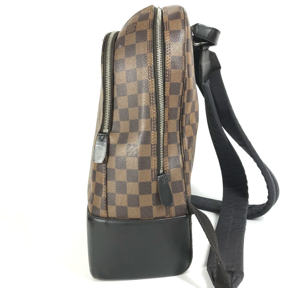 LOUIS VUITTON N41558 Damier Jake Bag Backpack Rucksack Damier Canvas Unisex Black Brown