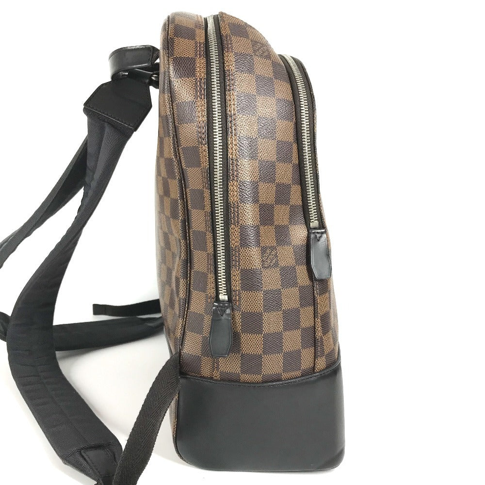 LOUIS VUITTON N41558 Damier Jake Bag Backpack Rucksack Damier Canvas Unisex Black Brown
