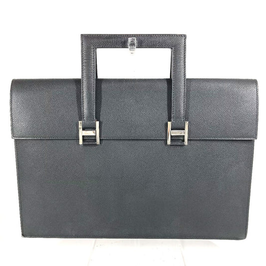 HERMES Maletín 365PM 365 PM Bolso Bolso Bolso Tote Bolso para Documentos Bolso de Negocios Epson Hombre Negro