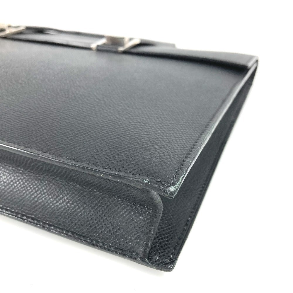 HERMES Maletín 365PM 365 PM Bolso Bolso Bolso Tote Bolso para Documentos Bolso de Negocios Epson Hombre Negro