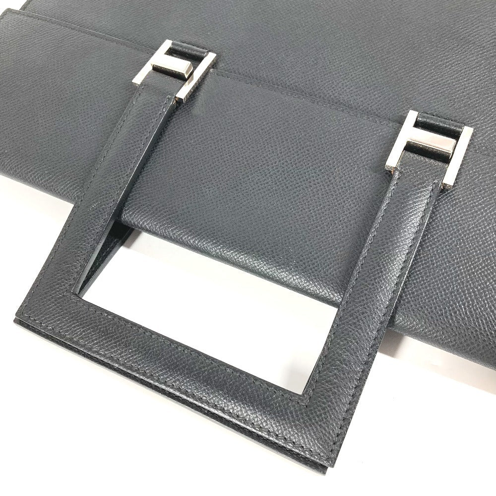 HERMES Maletín 365PM 365 PM Bolso Bolso Bolso Tote Bolso para Documentos Bolso de Negocios Epson Hombre Negro