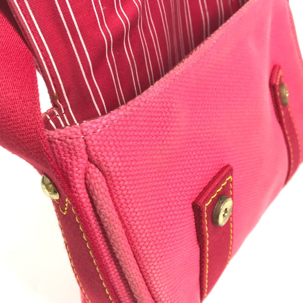 LOUIS VUITTON M40071 Antigua Saco Mule Bolso Hombro Solapa Bolso Bandolera Lona Mujer Rosa