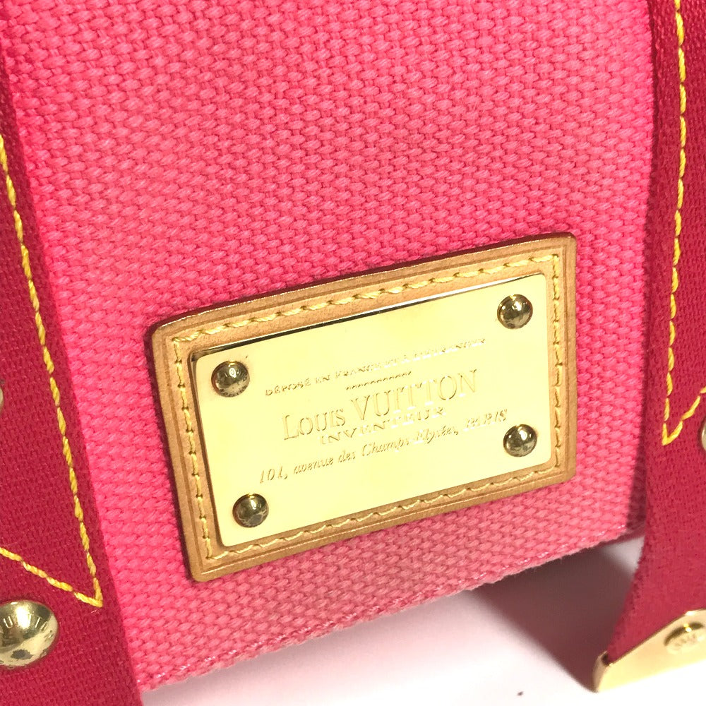 LOUIS VUITTON M40071 Antigua Saco Mule Bolso Hombro Solapa Bolso Bandolera Lona Mujer Rosa