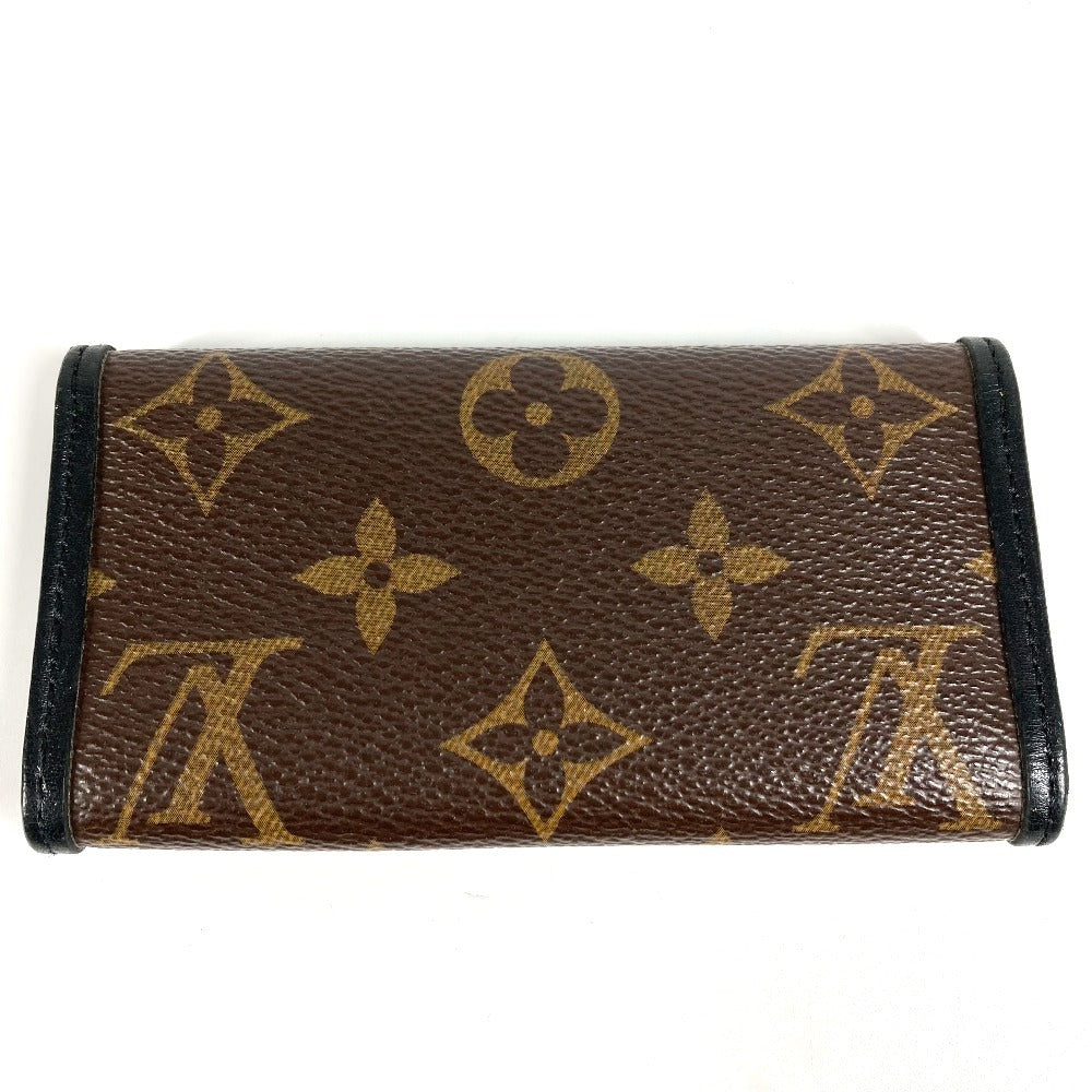 LOUIS VUITTON M60165 모노그램 마카사 멀티클 6 6키 키 케이스 모노그램 마카사 캔버스 유니섹스 브라운