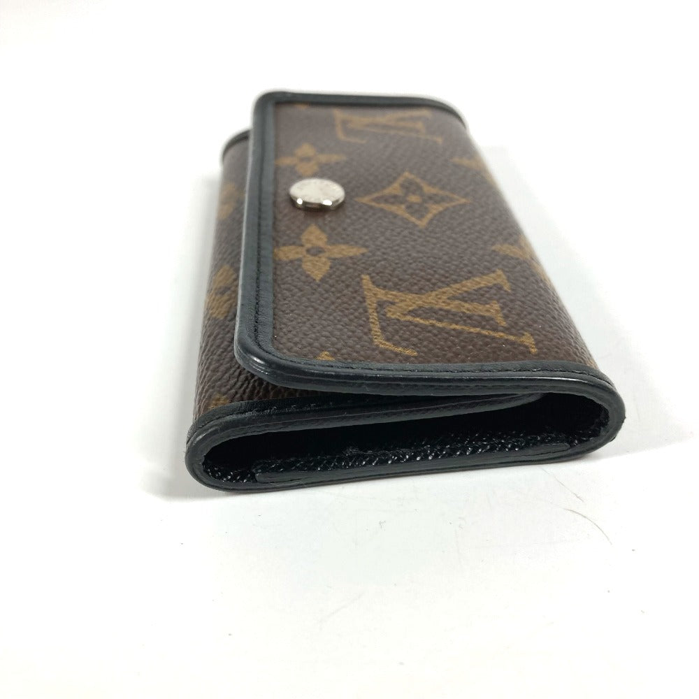 LOUIS VUITTON M60165 모노그램 마카사 멀티클 6 6키 키 케이스 모노그램 마카사 캔버스 유니섹스 브라운