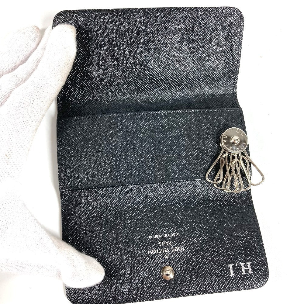 LOUIS VUITTON M60165 모노그램 마카사 멀티클 6 6키 키 케이스 모노그램 마카사 캔버스 유니섹스 브라운