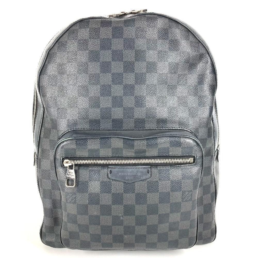 LOUIS VUITTON N41473 Damier Graphite Josh Backpack Bag Bag Rucksack Damier Graphite Canvas Unisex Black