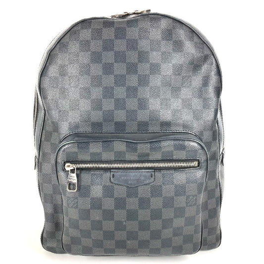 LOUIS VUITTON N41473 Damier Graphite Josh Backpack Bag Bag Rucksack Damier Graphite Canvas Unisex Black