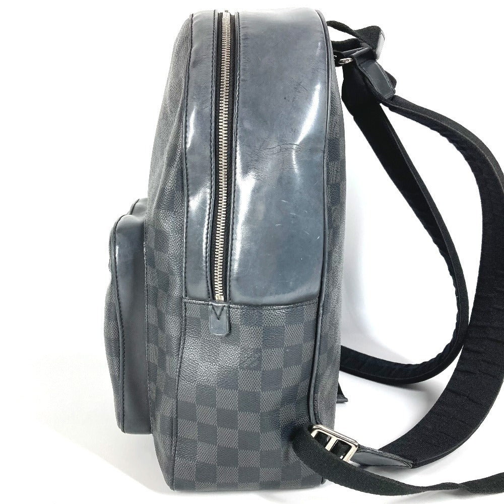 LOUIS VUITTON N41473 Damier Graphite Josh Backpack Bag Bag Rucksack Damier Graphite Canvas Unisex Black