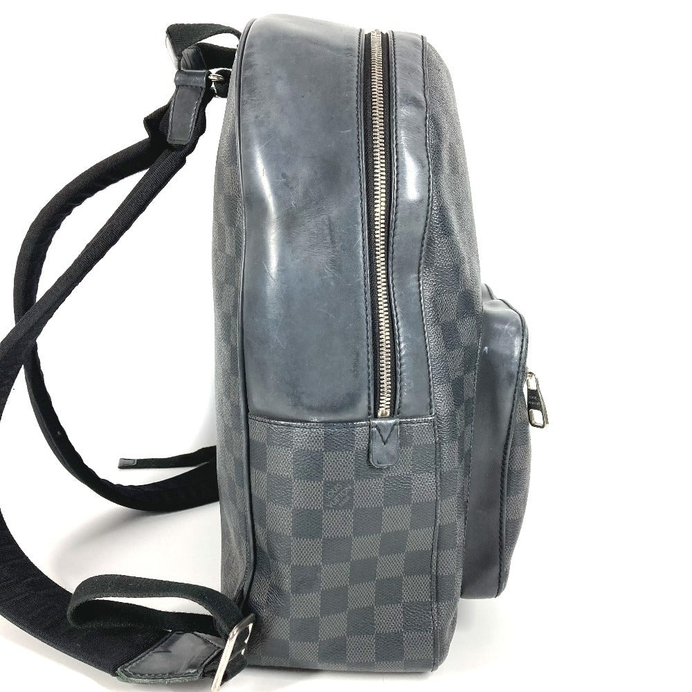 LOUIS VUITTON N41473 Damier Graphite Josh Backpack Bag Bag Rucksack Damier Graphite Canvas Unisex Black