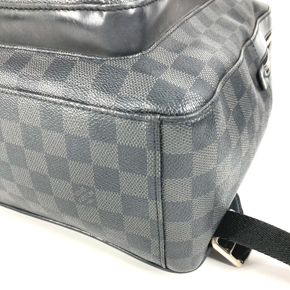 LOUIS VUITTON N41473 Damier Graphite Josh Backpack Bag Bag Rucksack Damier Graphite Canvas Unisex Black
