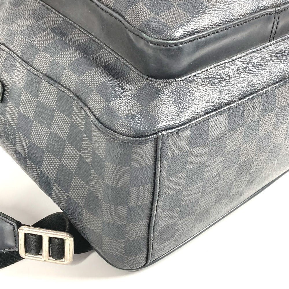 LOUIS VUITTON N41473 Damier Graphite Josh Backpack Bag Bag Rucksack Damier Graphite Canvas Unisex Black
