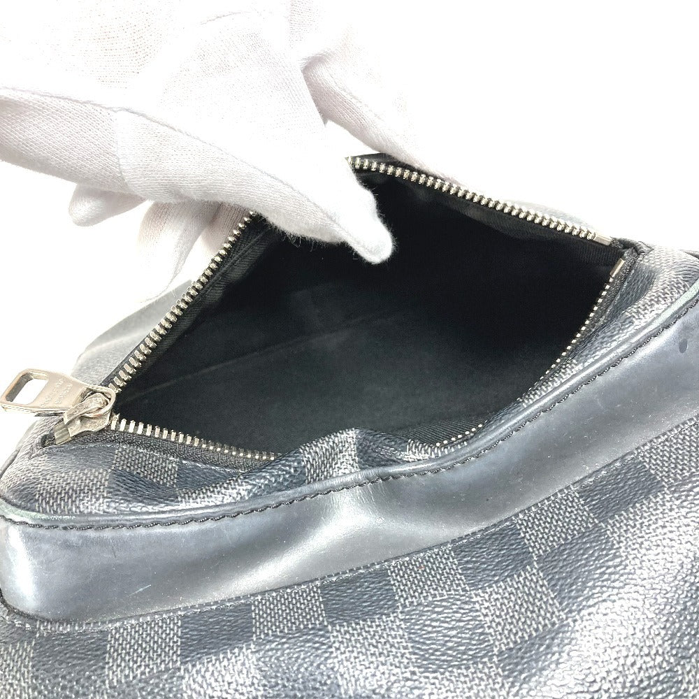 LOUIS VUITTON N41473 Damier Graphite Josh Backpack Bag Bag Rucksack Damier Graphite Canvas Unisex Black