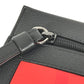Christian Louboutin Bicolor Sole Logo Bag Pouch Clutch Bag Rubber Unisex Black
