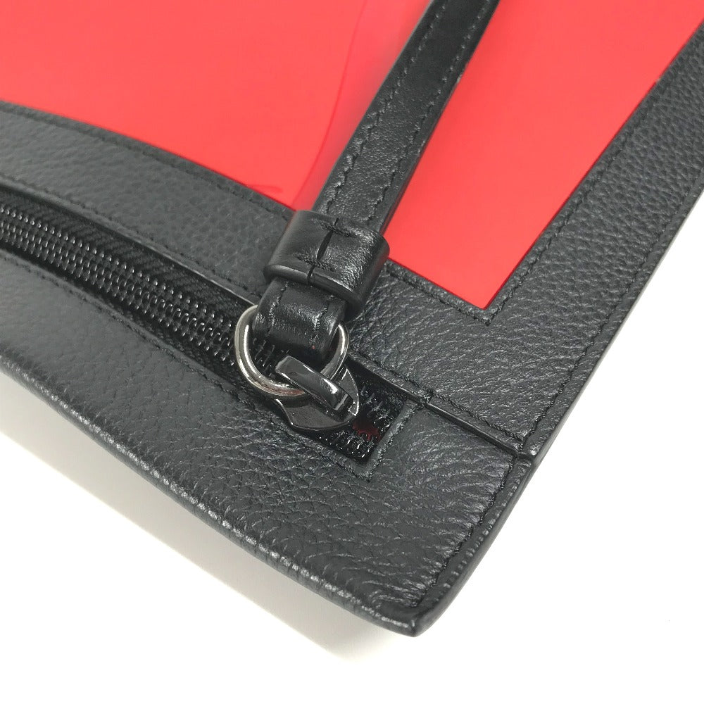 Christian Louboutin ポーチ 赤/黒/多色 Blaster ブラック カーフレザー - Accessories - Men