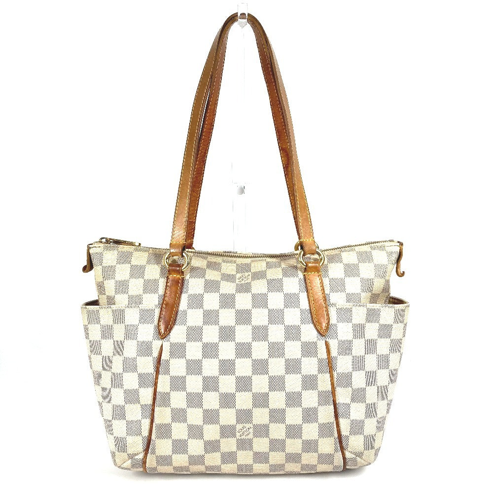 LOUIS VUITTON N51261 Damier Azur Totally PM Tote Bag, Shoulder Bag, Damier Azur Canvas, Women's, White