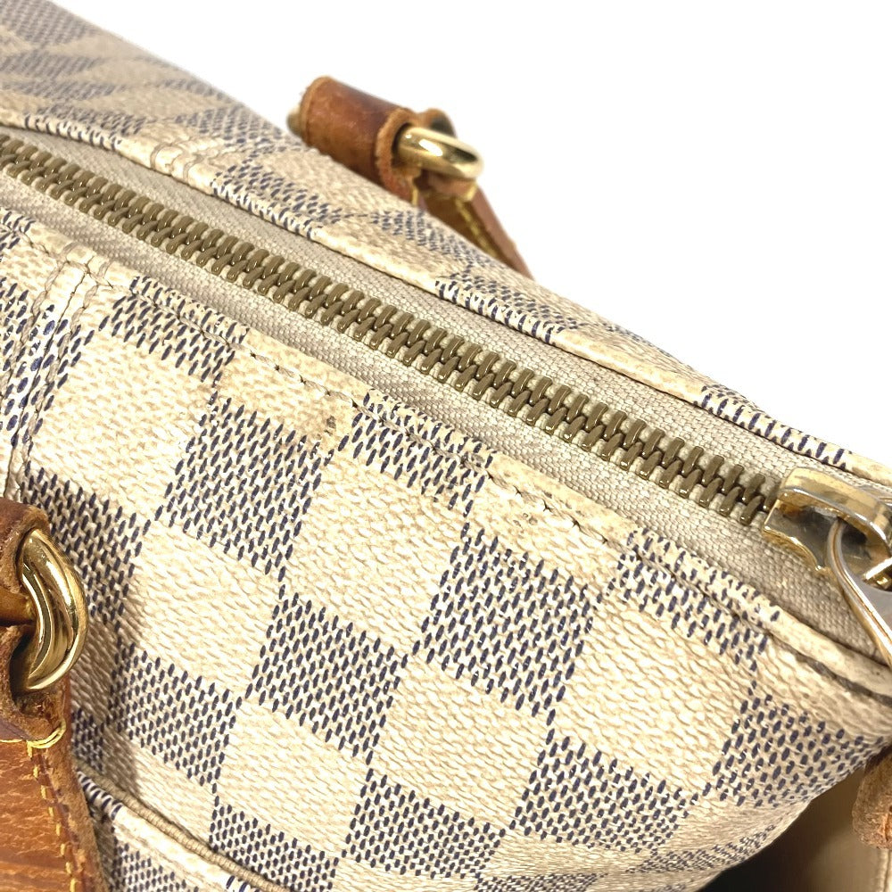 LOUIS VUITTON N51261 Damier Azur Totally PM Tote Bag, Shoulder Bag, Damier Azur Canvas, Women's, White