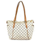 LOUIS VUITTON N51261 Damier Azur Totally PM Tote Bag, Shoulder Bag, Damier Azur Canvas, Women's, White