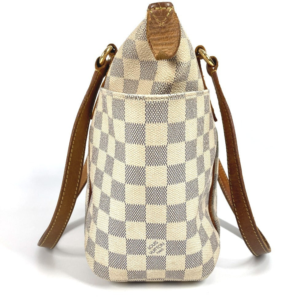 LOUIS VUITTON N51261 Damier Azur Totally PM Tote Bag, Shoulder Bag, Damier Azur Canvas, Women's, White
