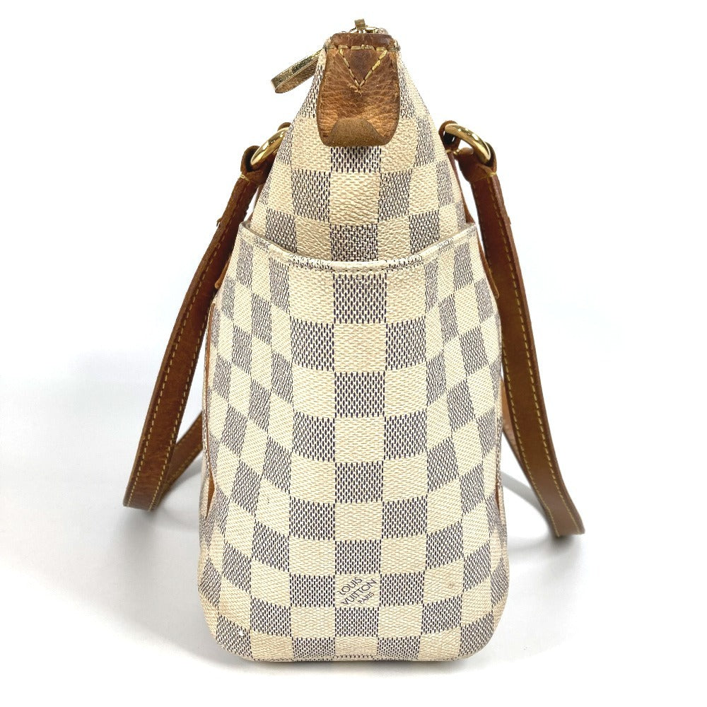 LOUIS VUITTON N51261 Damier Azur Totally PM Tote Bag, Shoulder Bag, Damier Azur Canvas, Women's, White